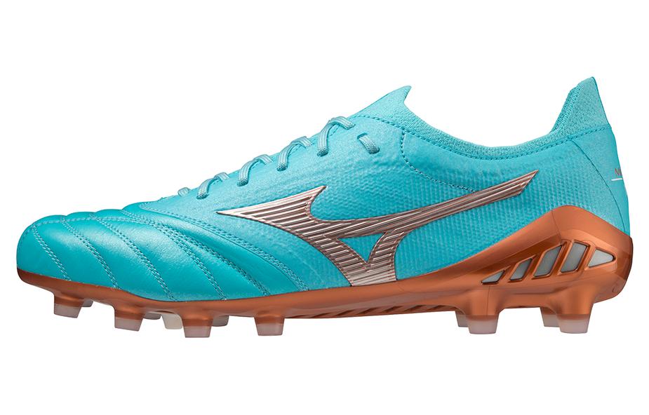Crampons de football Mizuno Morelia Neo III 'Bleu Clair Cuivre' 40