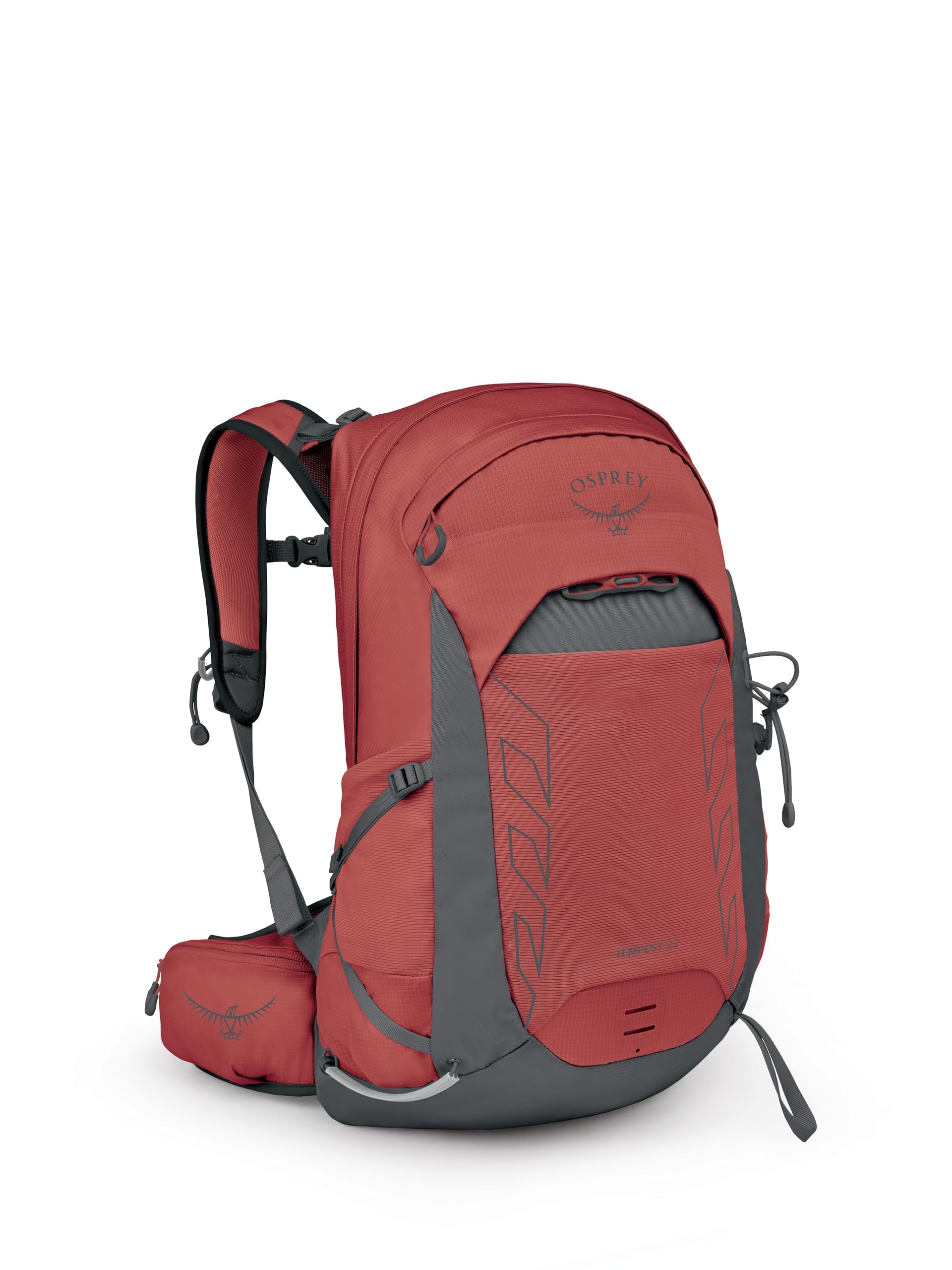 

Osprey Tempest 22L Легкий туристичний рюкзак Малий денний рюкзак для подорожей Червоний Сірий Жіночий - та Кемпінгу, Pampas/Coal