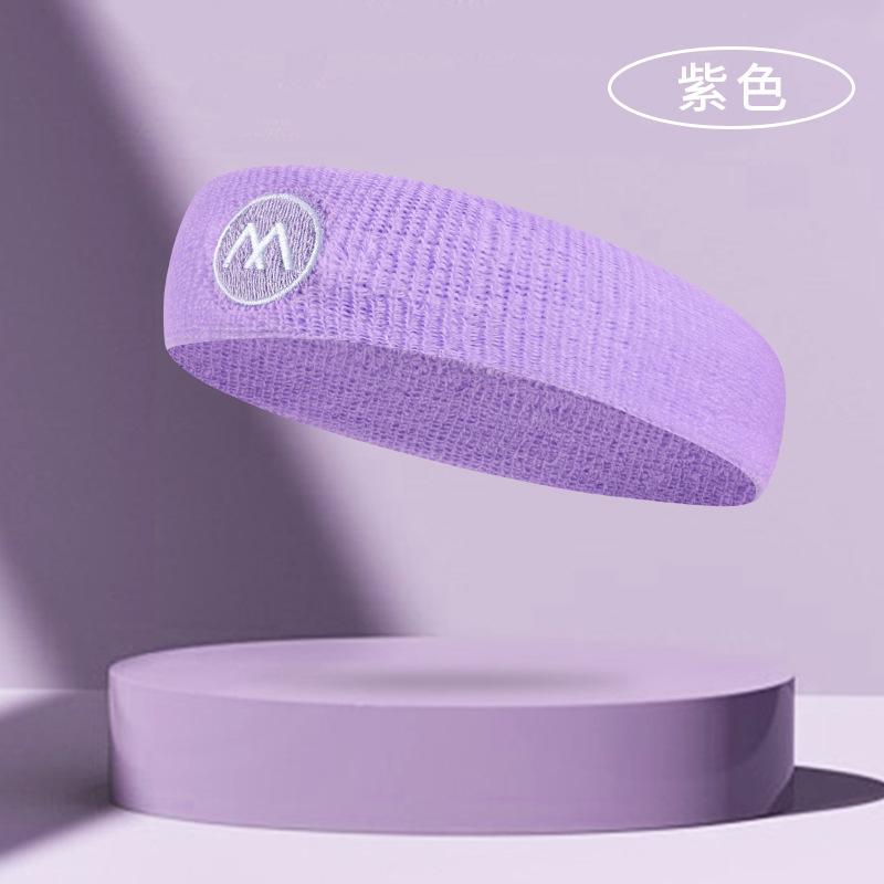 Sports Headbands Basketball Towel Wrist Wraps Sweat Absorbing Wrist Wraps for Running Soccer Yoga Hair Bands Wrist Wraps