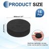 Uxcell Vibration Damping Pads for 50mm 15mm EVA High Hardness Cushioning Black Speakers, (16-pack), Height, Vibration-Absorbing Rubber, Foam, 60,