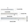 Stainless Steel Ruler Metal Ruler 15/20/30cm Straight Ruler Measuring Tool School Supplies for Engineering Teaching