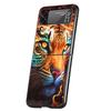 Animal Tiger Hard PC Phone Case For Samsung Galaxy Z Flip 6 5 4 Black Cover For Galaxy Z Flip 3 Foldable Shockproof Capas Fundas
