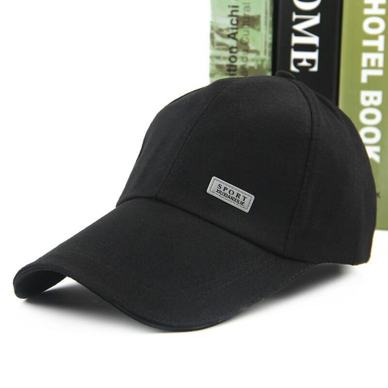 Black Baseball Cap, Sun Hat, Outing Leisure Travel Cap, Printing Gift, Hat Can Be Printed And Given Away.