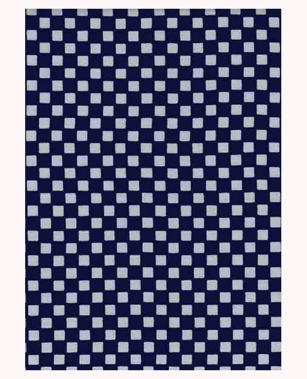 

Tenugui Hand with Checkered Made in Japan Niwa-zome Towel, Chū-sen (Dyed Pattern), 100% Cotton,