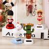 Newest Home Ornament Gift Solar Powered Swing Dancing Flip Flaps Toy Shaking Moving