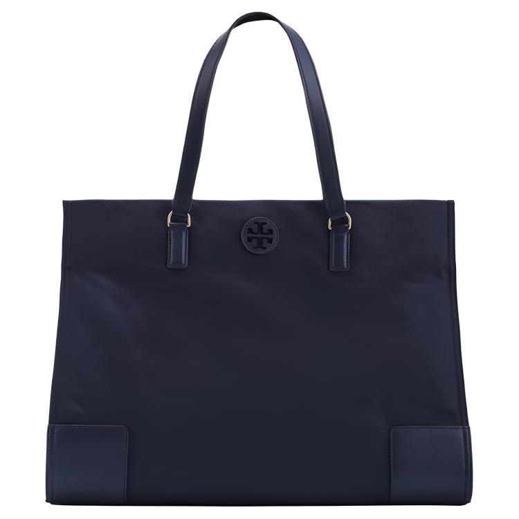 Tory Burch Ella Fashion Classic Commuter Tote Bag Women tote Navy-Blue 88366-405 Basic Set BagDust Bag 22890₽
