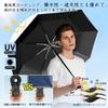 MOTIFUN Folding Automatic Large Size Super 8 Suitable for Sun and Folding Umbrella for Heavy Rainy Typhoon UV Reflective Folding Umbrella with Storage