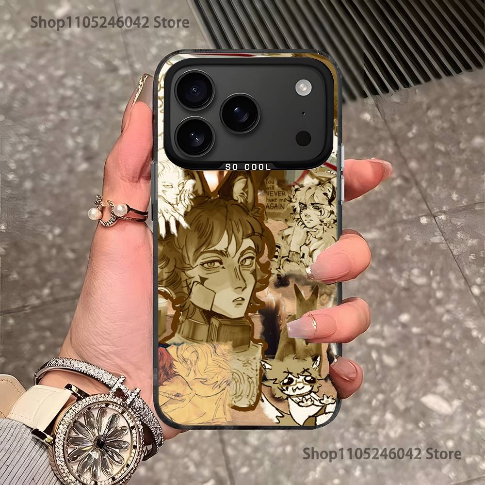 

B-BoyfriendS DeathS For iPhone 17,16,15,14,13,12,11,Pro,MAX,Plus Black Shockproof Candy Matte Cover iPhone15Plus