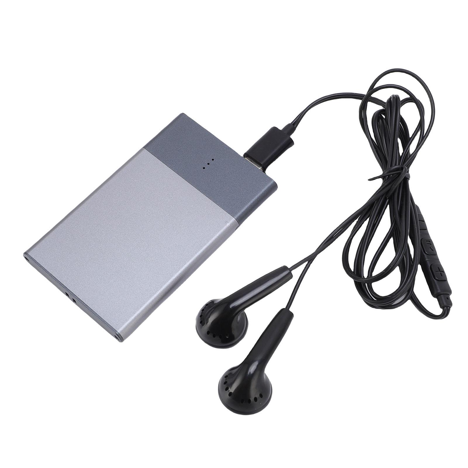 

Voice Recorder Grey AI Triple Noise Reduction Metal Housing Magnetic Digital Voice Activated Recorder for Lectures