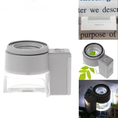 Lupová lupa s LED osvětlením a stupnicí 13100-2 Nová válcová lupa s nastavitelným zaostřením