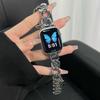 Modisches Damen-Apple-Watch-Armband, Verstellbares Ersatz-Armband Kompatibel mit Apple Watch 38-49mm Serie Ultra SE 1-11, Nur Armband