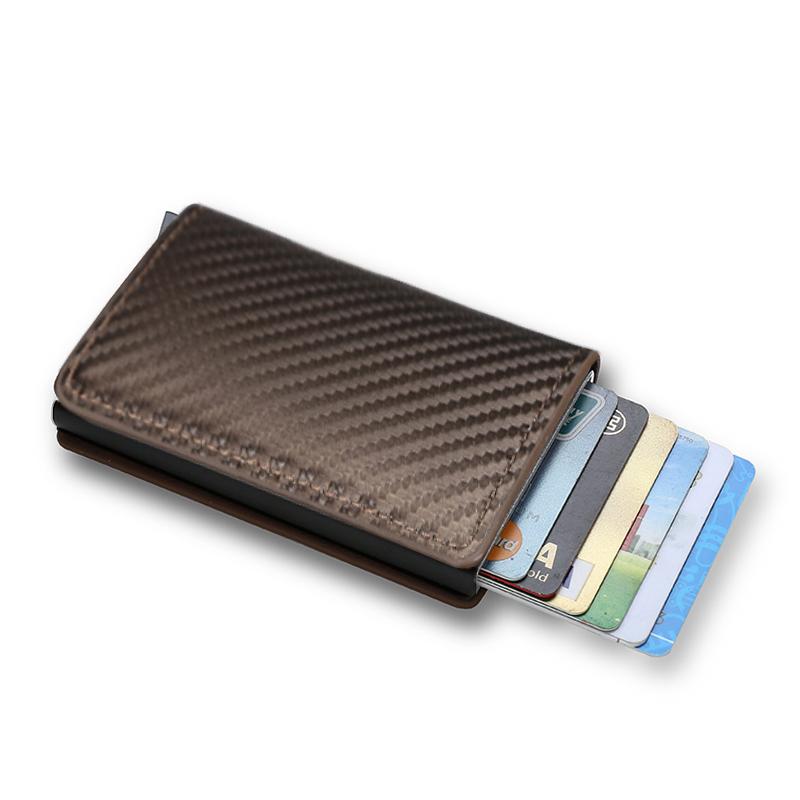 Anti Thief Rfid Credit Card Holder Smart Minimalist Wallet Men Women Slim Bank Cardholder Case Money Bag Cash Creditcard Purse