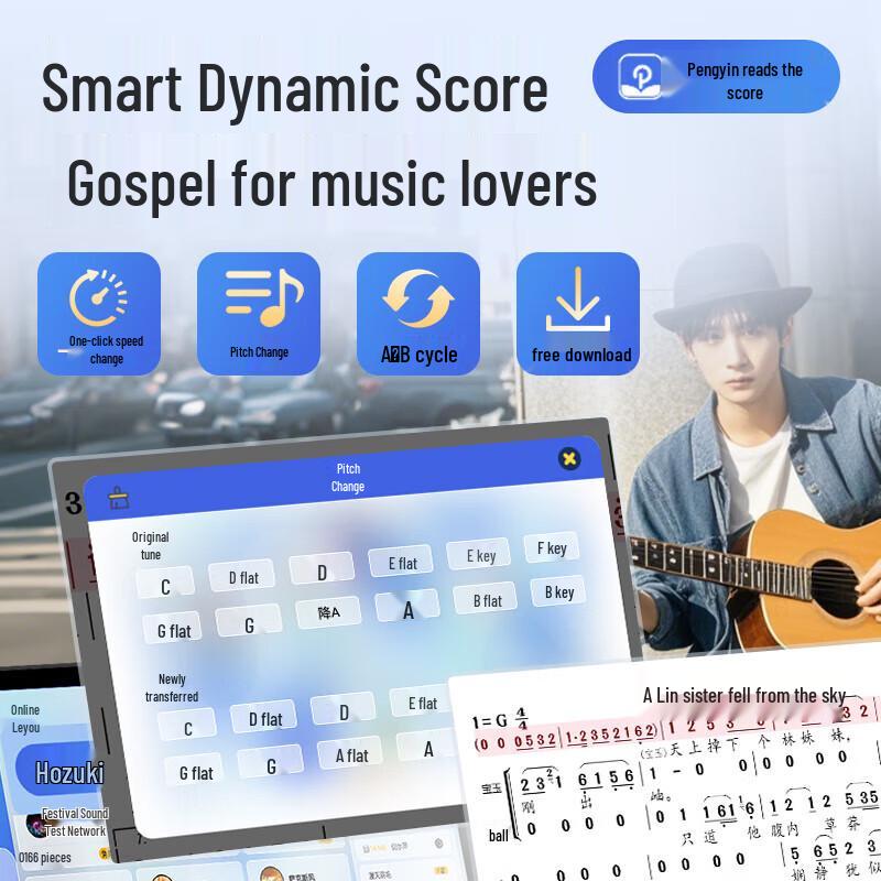 SANSUI Q085 Portable Karaoke Speaker with Display