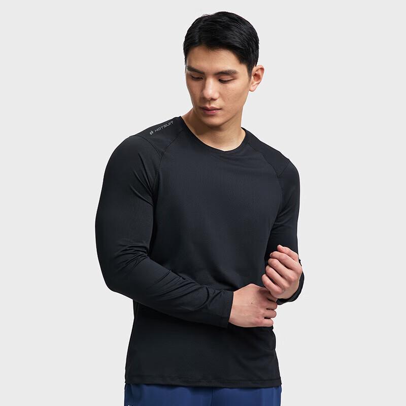 HOTSUIT Men's Lightweight Slim Fit Long Sleeve Sports T-Shirt