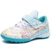 Children's Football Shoes Boys and Girls Velcro Primary School Students Broken Diced Training Shoes