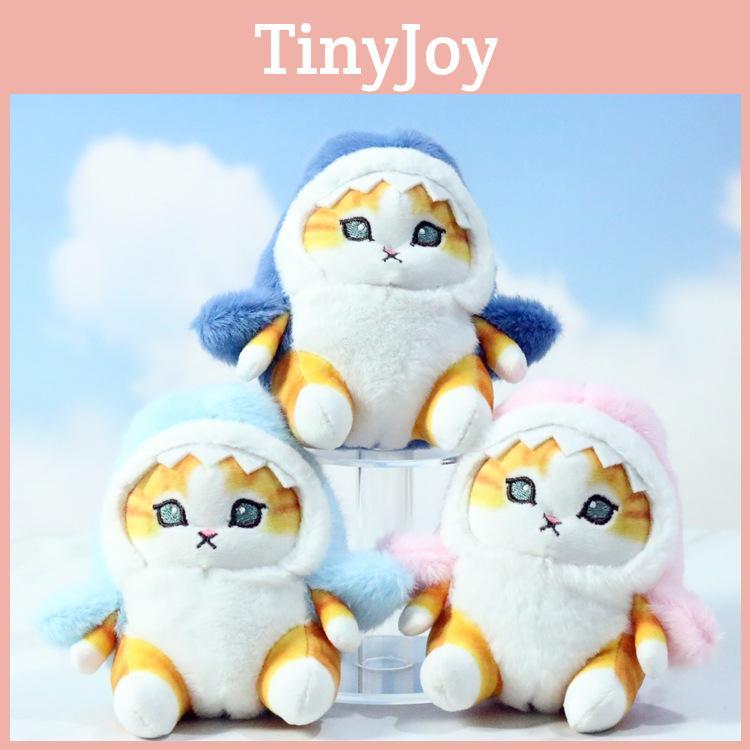 Adorable Plush Shark Cat Keychain Doll Cute Accessory Perfect For Bag Decoration