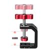Aluminum Alloy Clamp with 1/4 3/8 Screw Holes for Stable Support of Cameras Lights in Photography Video