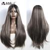 Noble Lace Front Wig Cosplay Straight Lace Wig 30 Inch White Wig Lace Part Wig For Women Synthetic Lace Front Heat Resistant Wig