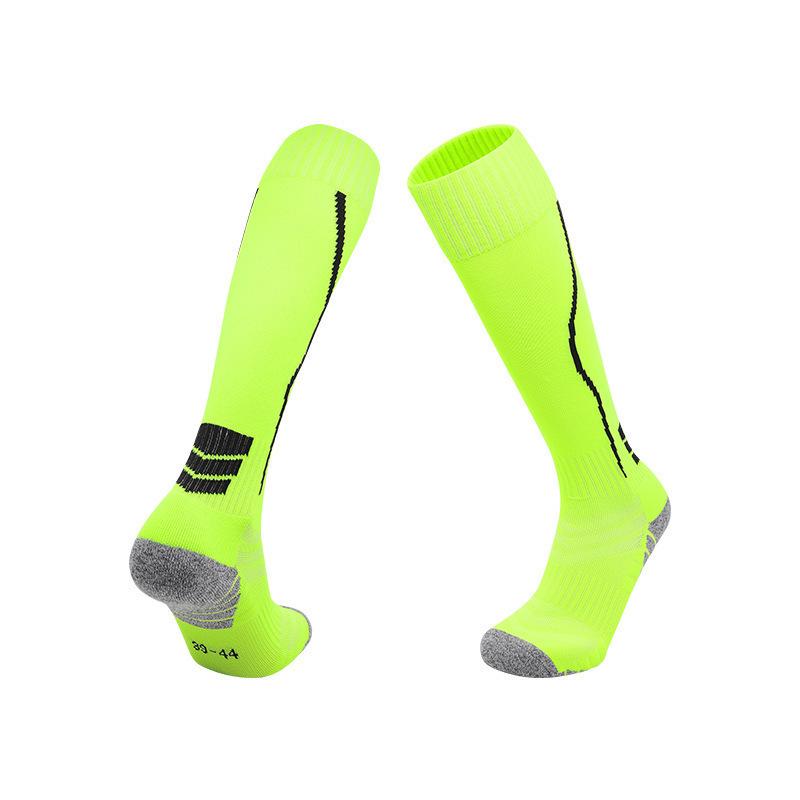 Unisex Long Tube Football Socks: Professional, Wear-Resistant, Sweat-Wicking, Non-Slip Sports Socks for Teens and Adults