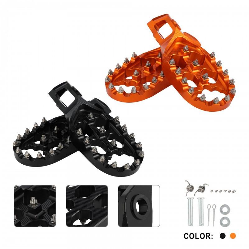 Aluminum Alloy Foot Pegs KTM EXC 300 Off-Road Motorcycle Replacement Pedals Anti-Slip CNC Machined