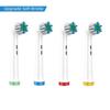 4PCS Dupont Bristle Electric Toothbrush Heads Whiten Teeth/Daily Clean/Precison Cleaning/Soft Care Teeth For Oral B