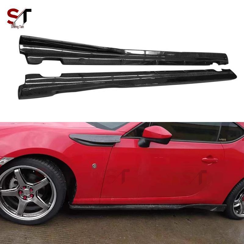 Carbon Fiber Side Skirt Lips Body Kit for Toyota GT86/Subaru BRZ Exterior