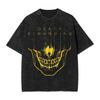 DEATH STRANDING Logo Print T-Shirts Harajuku Gewaschene Oversized T-Shirts Sommer Baumwolle Kurzarm T-Shirts Oberteile Herren Damen Kleidung