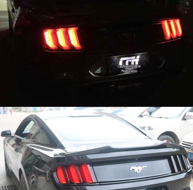 15-23 Ford Mustang Smoked Honeycomb Taillight Cover Sticker
