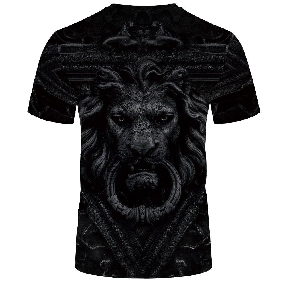 Fashion 3d T-shirt Animal Lion Shirt Camiseta 3d T Shirt Men Funny T Shirts Mens Clothing Casual Fitness TeeTop Tiger Tshirt