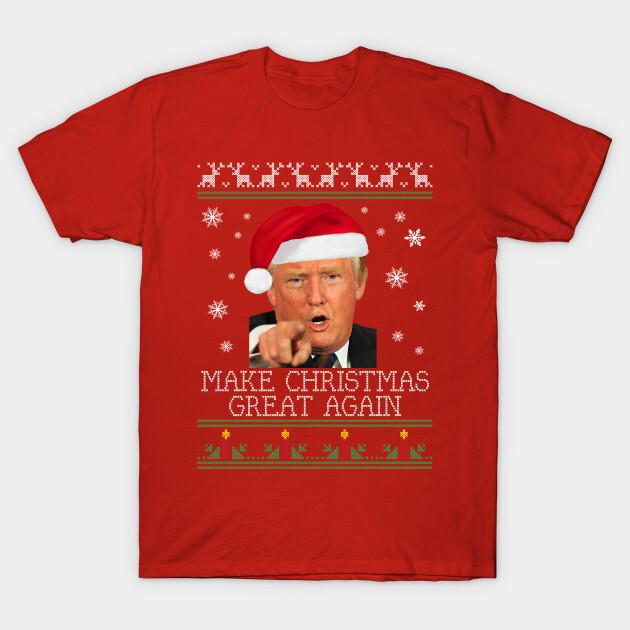 Donald trump Christmas xmas secret Santa funny fume movie novelty gift t shirt L
