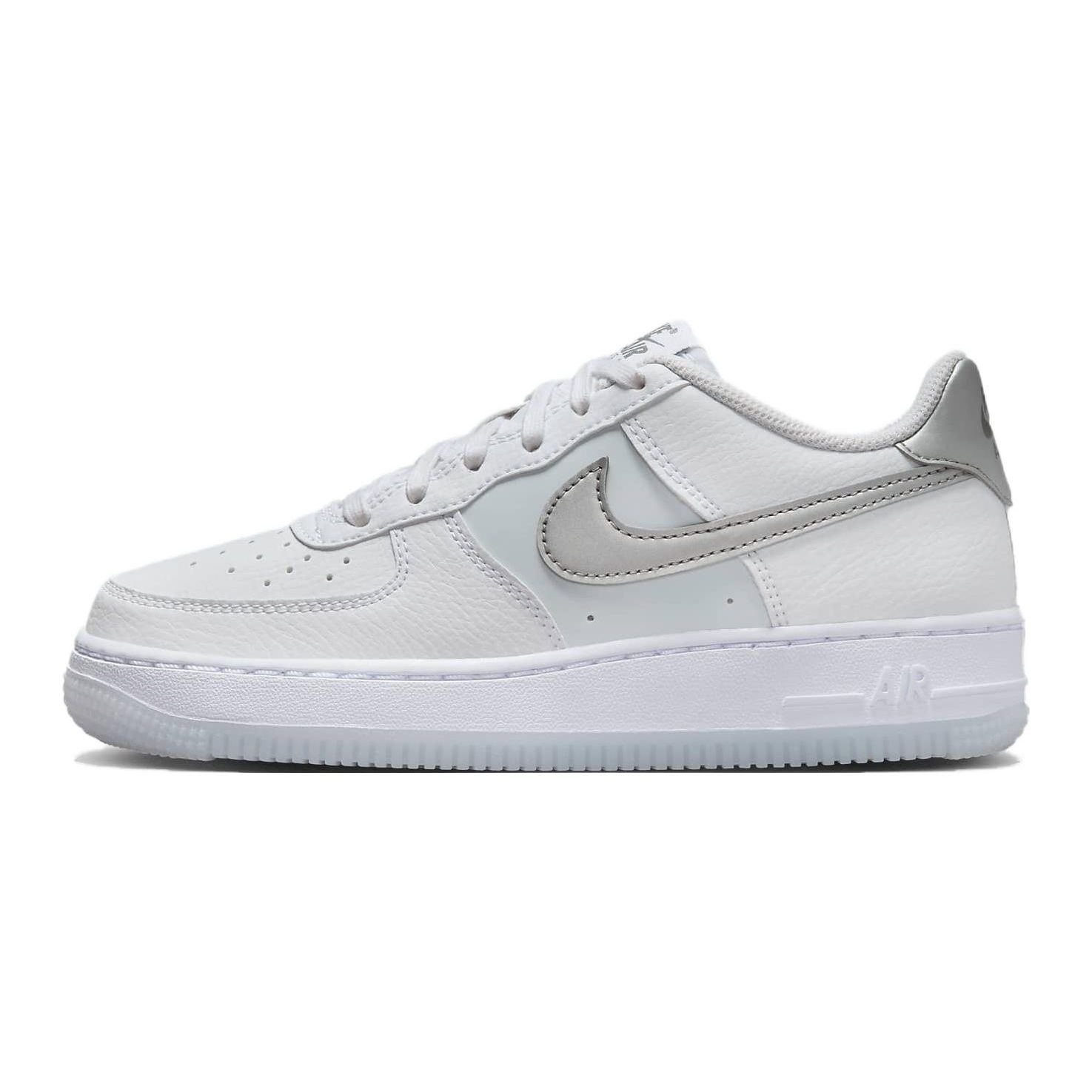 

Детские кроссовки Nike Air Force 1 GS White Football Grey Pure-Platinum Metallic-Silver FV3981-100 36