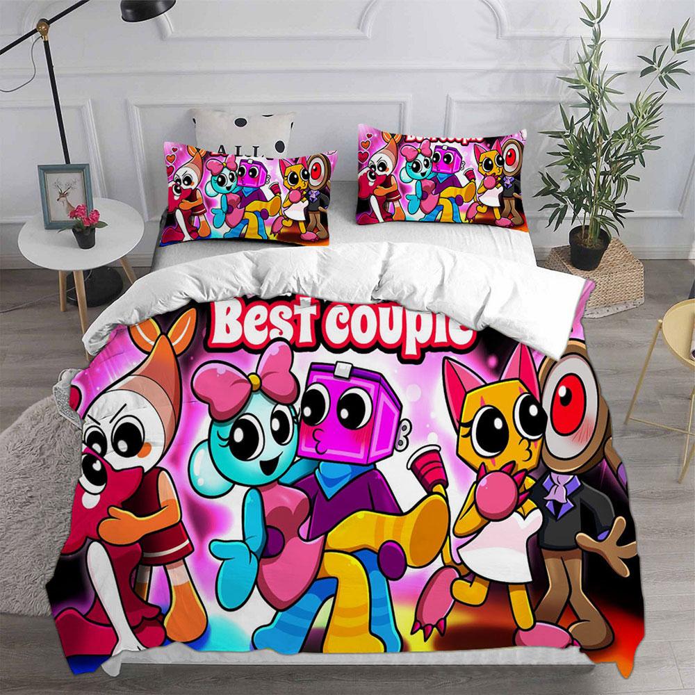 Dandy's World Bedding Sets Bed Cover Comforter Duvet Cover Pillow Case 2-3 Pieces Sets Teenagers Children's Gifts
