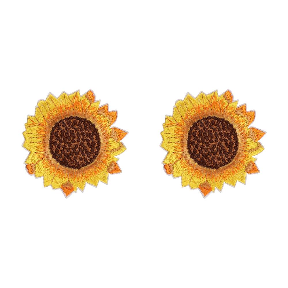 30PCS Iron On Stickers Sew On Stickers Mixed Embroidery Cloth Stickers Decorative Accessories