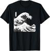 Schwarz-Weiß Große Welle vor Kanagawa T-Shirt Geschenk Unisex T-Shirt