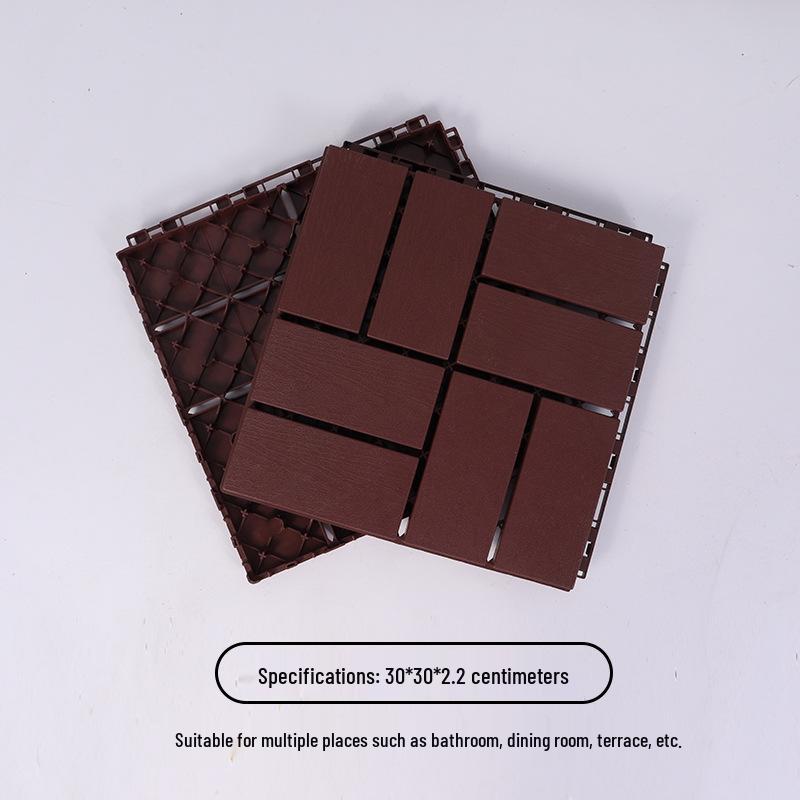 Covoraș de podea impermeabil, antiderapant, interconectabil pentru piscine, băi, bucătării și dușuri