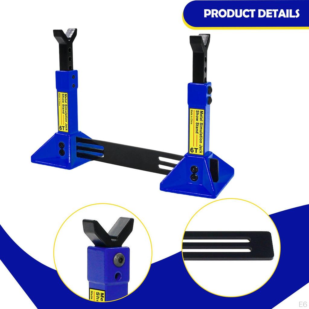 RC Car Jack Stand Diorama Display, Micro Landscape Decor, Photo Props, Miniature Model for 1/18 1/12