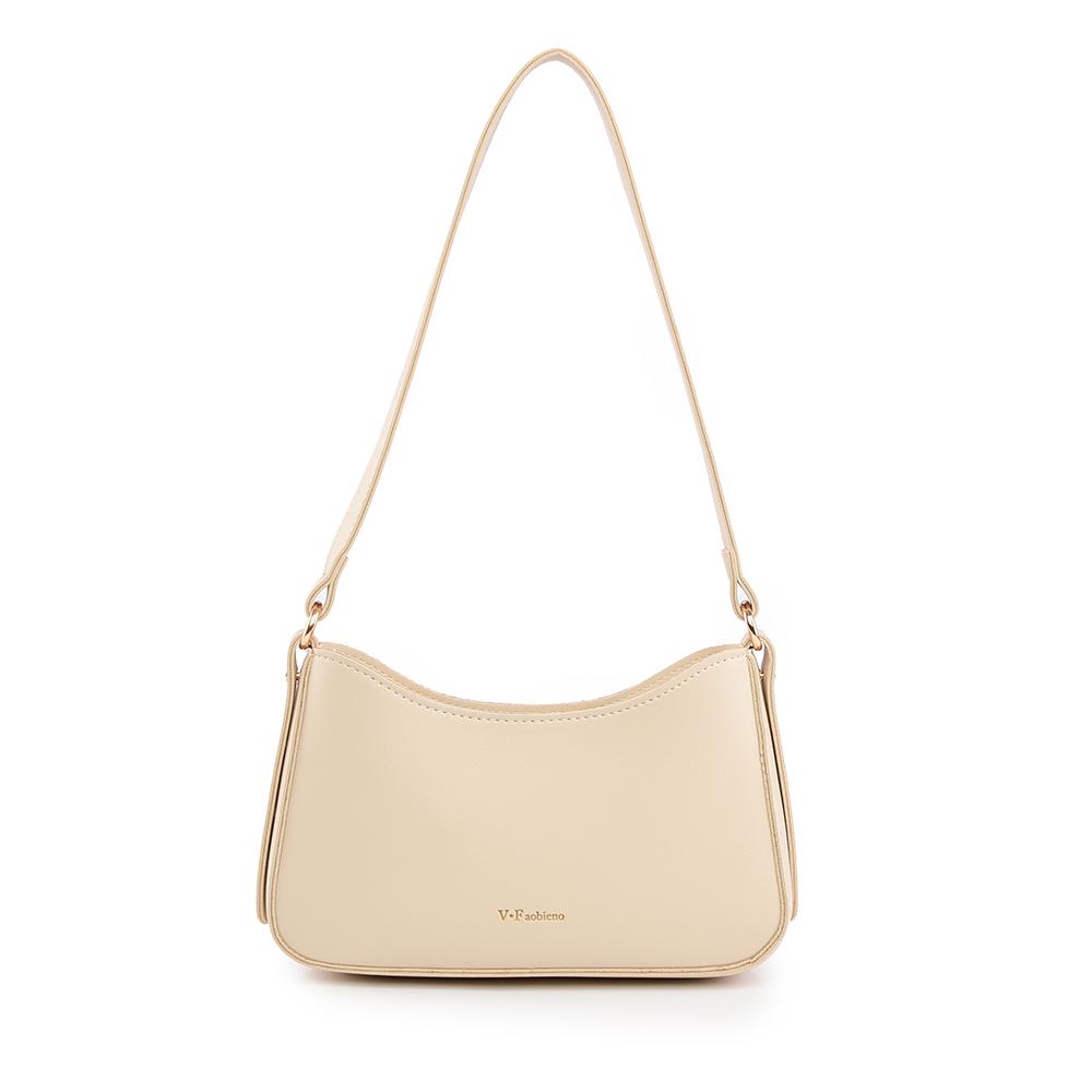 New Fashi Women's Minimalist PU Leather Hobo Shoulder Bag, Casual Underarm Handbag with Adjustable Strap for Work & Daily Use