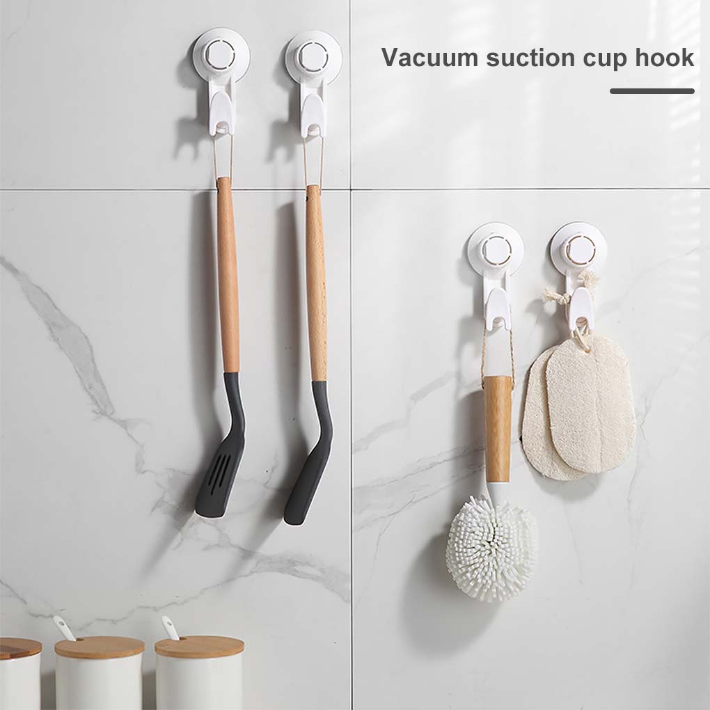 RecabLeght Suction Cup Coat Hook Adjustable Dual Use Wall Bathroom Hook For Home Kitchen Rack Hanger Clothe Towel Hanging Holder