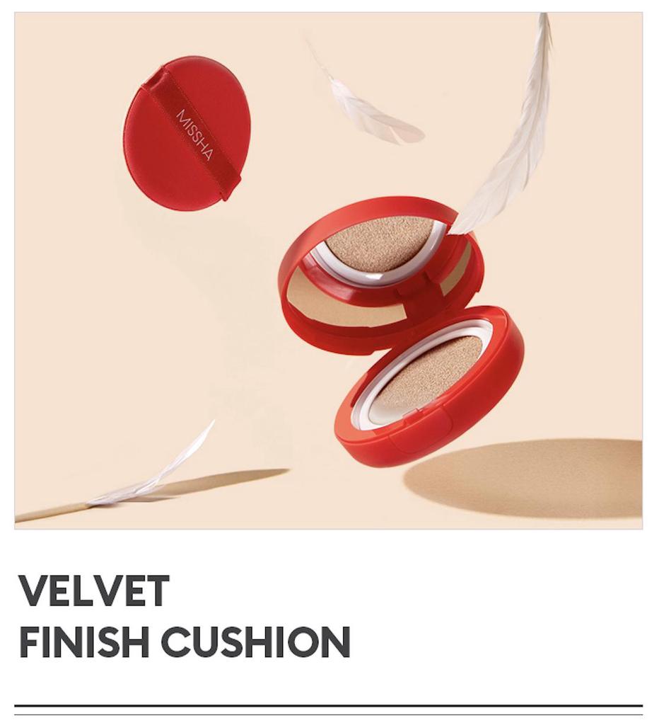 MISSHA Velvet Finish BB Cushion 15g SPF50+ PA+++ (2 barvy)