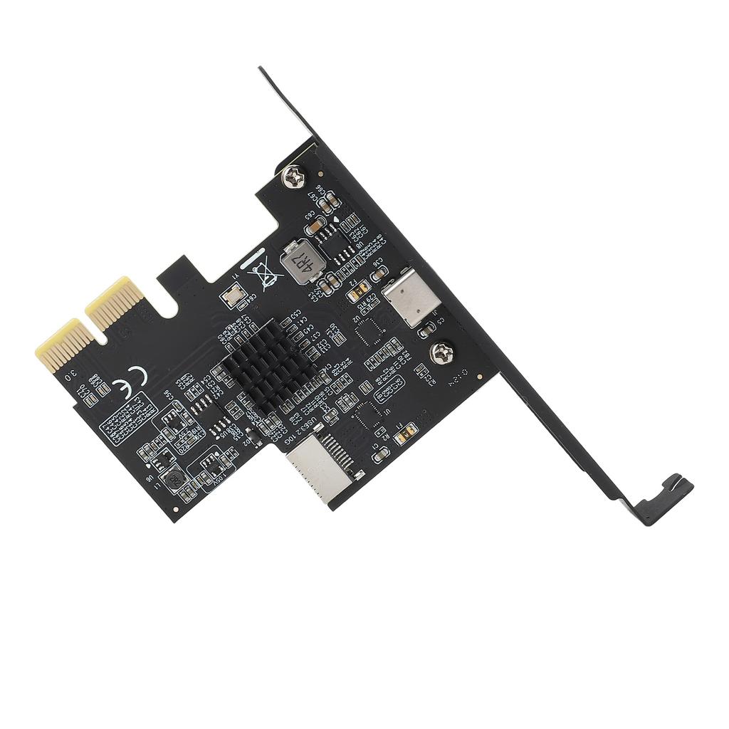 USB 3.2 GEN2 Expansion Card 10Gbps PCIE 2X Interface Support Type C and Type E Front for ASM3142 Chip Expansion Card