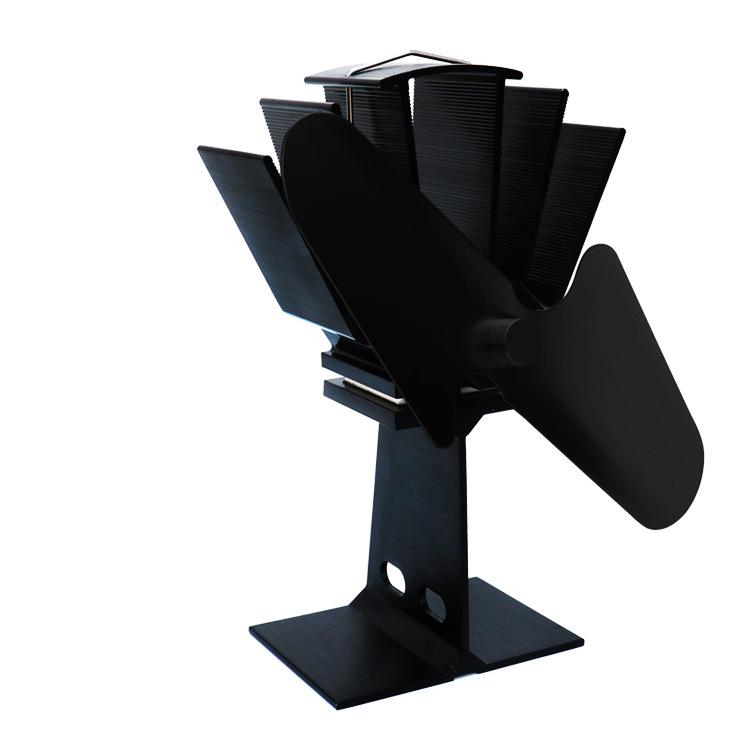 Wood Burning Heat Powered Fireplace Fan for Pellet and Firewood Heat Circulation