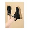Women Thick Soled Fleece Lined High Top Warm Korean Casual Snow Boots For Ladies