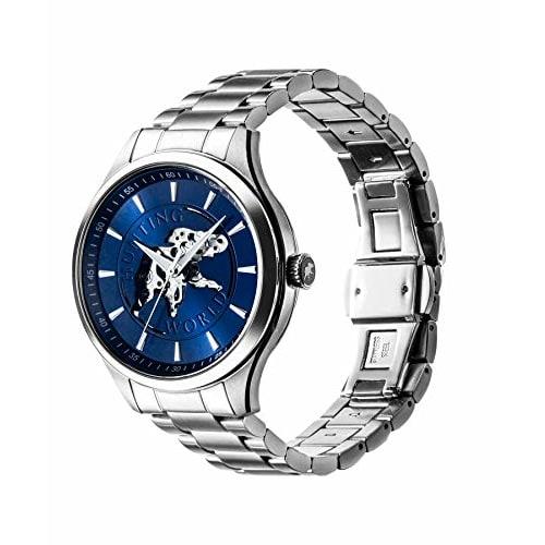 Hunting World HW502SBL Men's Watch, Officially Imported, Silver