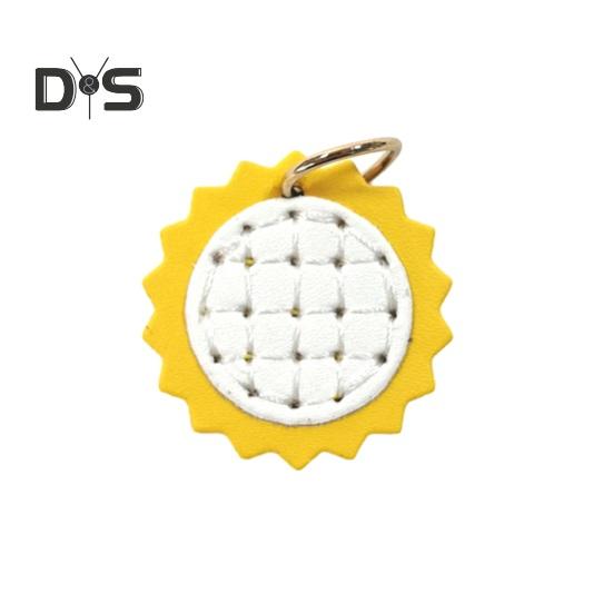 Bag Pendant Keychain Fruit Flower Leaf Shape Charm Keyring Bags Backpacks Phones Imitation Leather Keychain