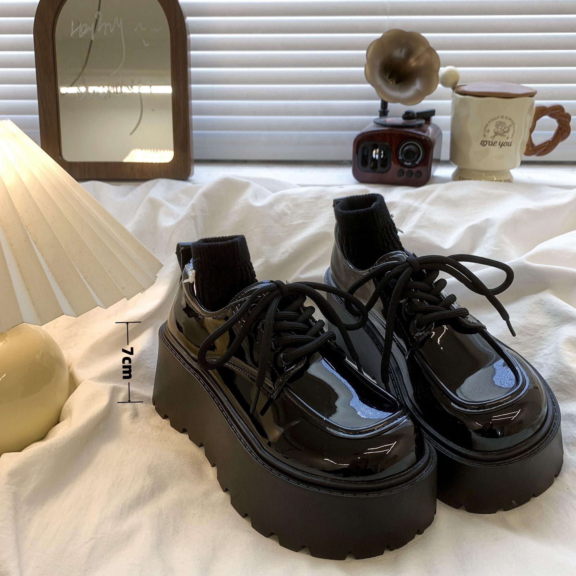 

Men Women Winter Spring Autumn Loafers ThickSoled Retro Suitable for Daily Wear and Various Occasions High Quality Material for Durability 38