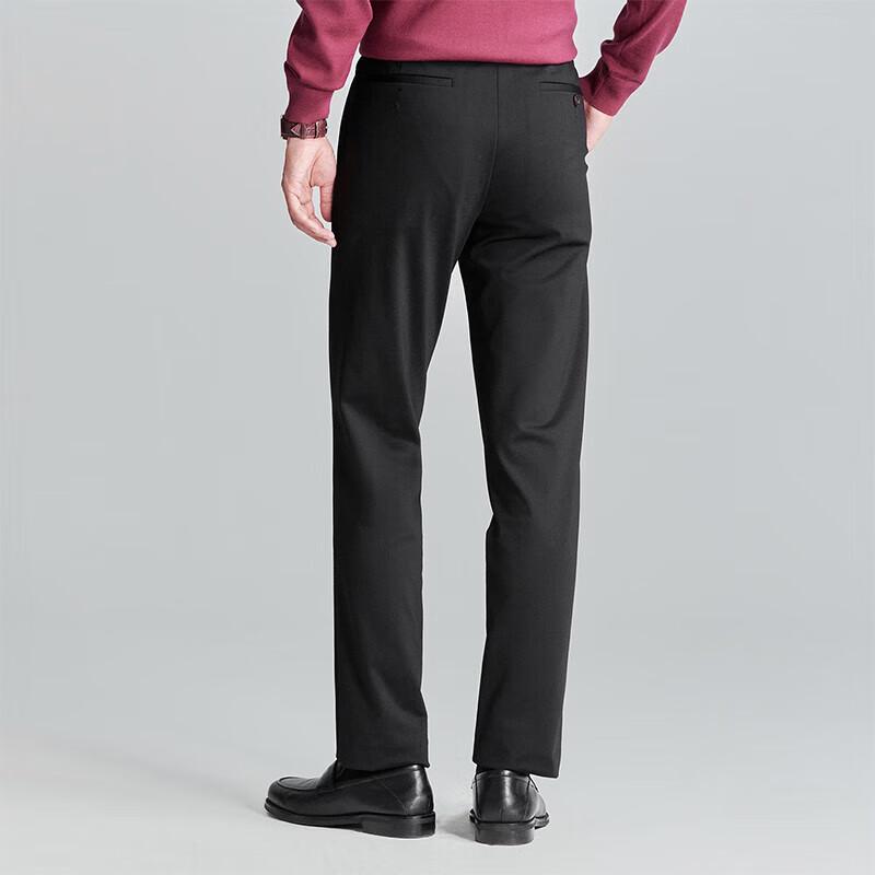 Baoxiniao Men's Four-Way Stretch Business Casual Straight-Leg Trousers