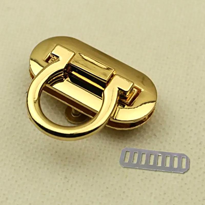 1PC di alta qualità con chiusura a scatto, accessori per borse in metallo, moda durevole