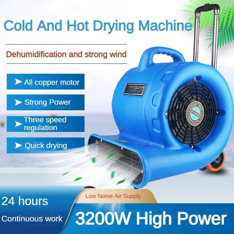 3-Speed High Air Volume Drying Machine Hotel High-power Drying Cold And Hot Blow Dryer Carpet Dehumidification And Floor Blowing Machine