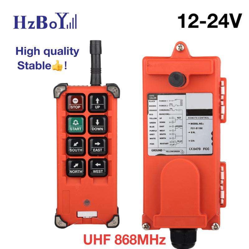 F21-e1b Industrial Radio Remote Control 6-Button Single Speed Crane Remote for Telecrane Manufactured by Factory