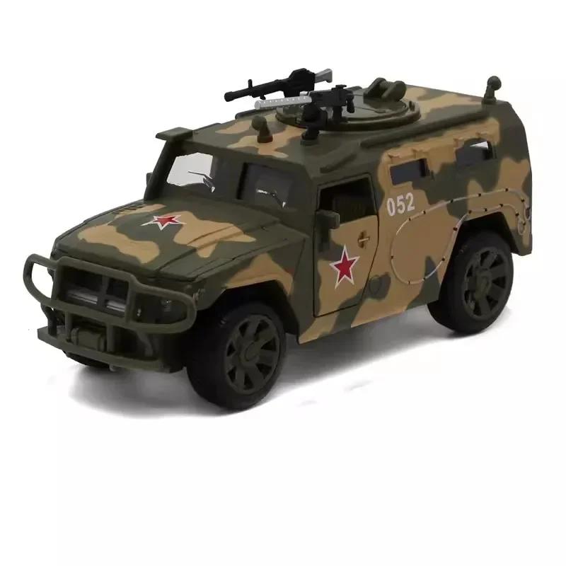 1:32 Knight XV Navy Alloy Car Model Toy Light Music Pull Back Doors Opened Explosion-proof Vehicle Models Birthday Gifts for Kid
